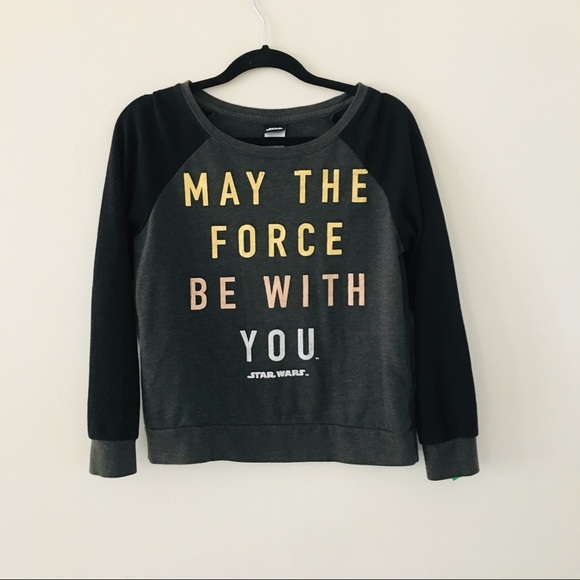 Star Wars Tops - STAR WARS | May the Force Be With You Sweatshirt